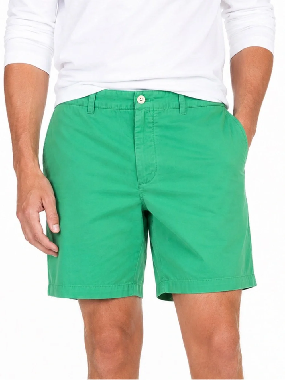 Vineyard Vines Club Shorts Green Cotton Chino Shorts Men’s 36 Preppy coastal